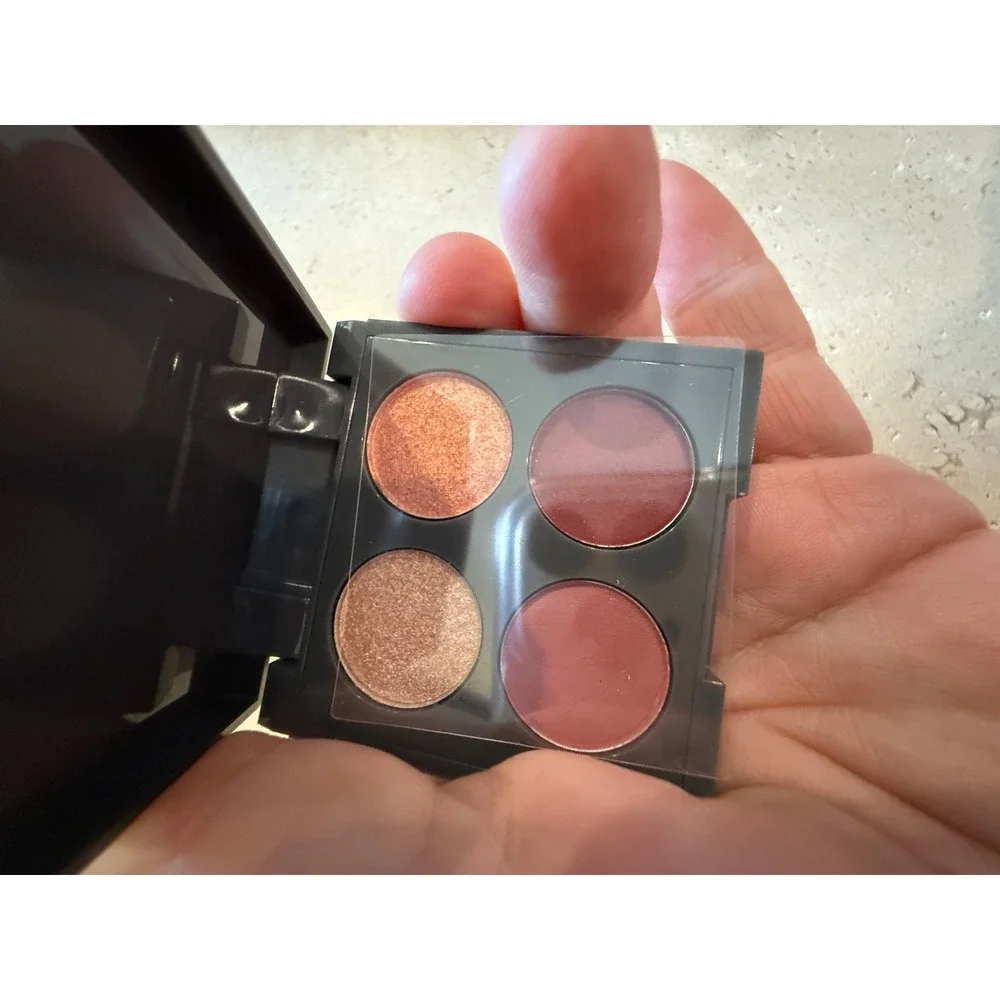 KAB Cosmetics‎ Plum Fairy Eyeshadow Quad Palette 4 Shades Shimmer Matte 3.6g